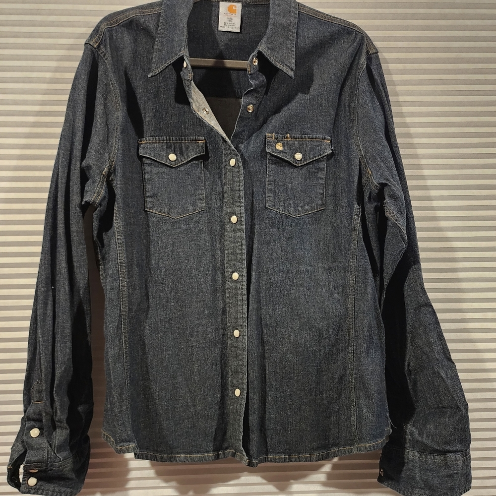 Carhartt denim shirt XXL